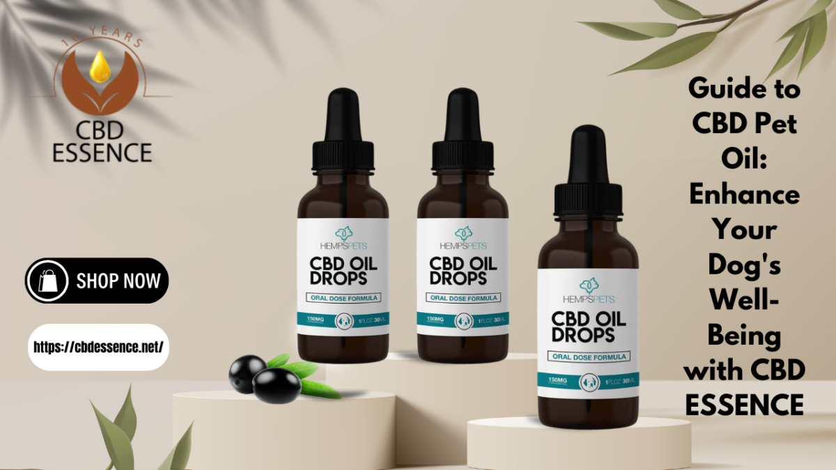 Guide to CBD Pet Oil: Enhance Your Dog’s Well-Being with CBD ESSENCE