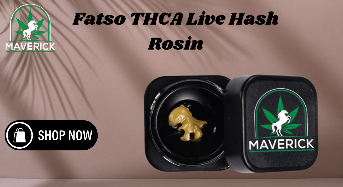 Discover the Excellence of Fatso Live Rosin: A Premium Cannabis Experience from Maverick Dispo