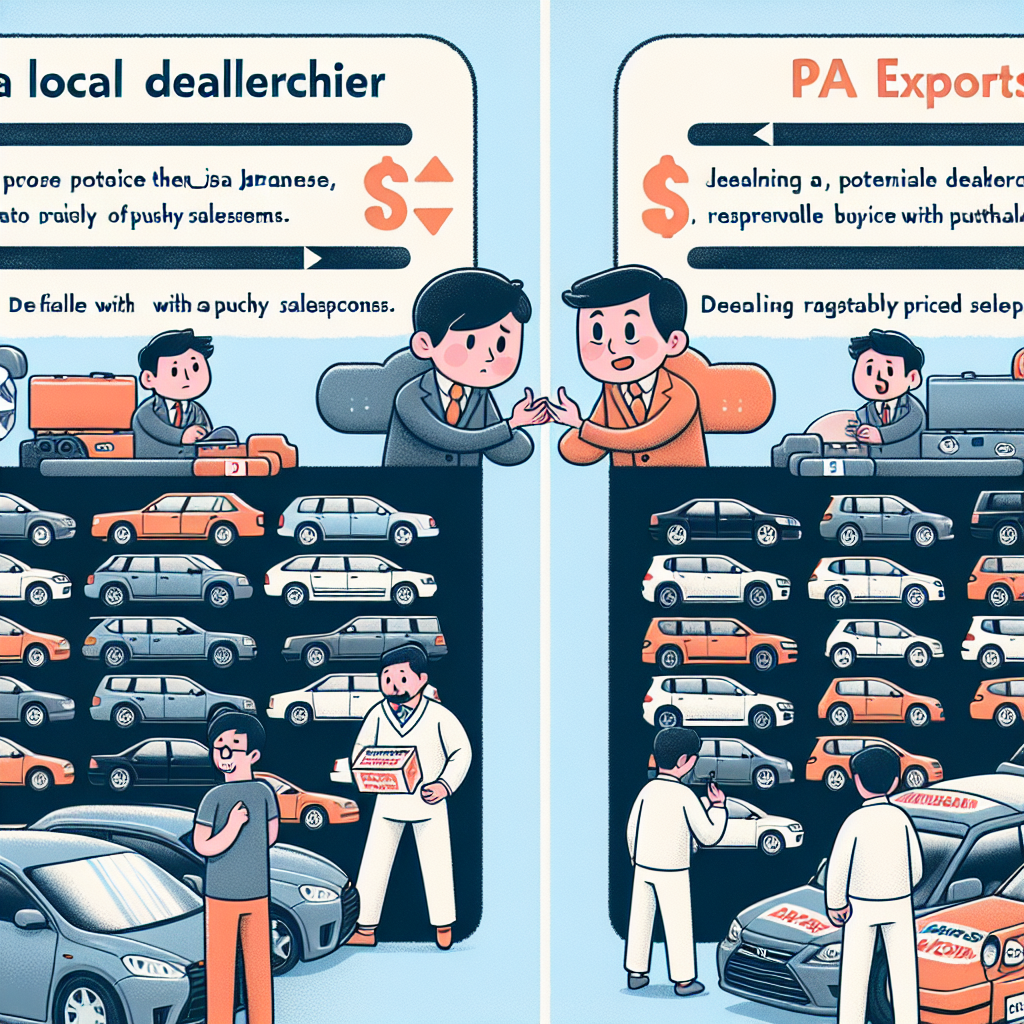 Why Choose PA Exports Over Local Dealerships for Japanese Used Cars