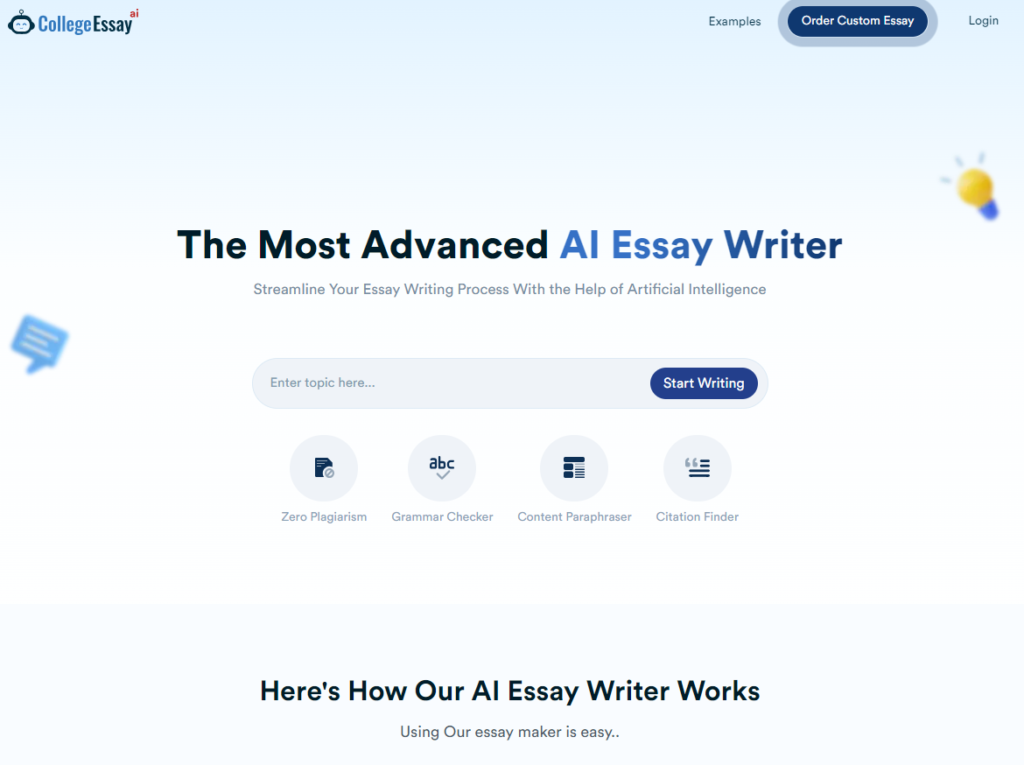 CollegeEssay.org Essay Writer Homepage