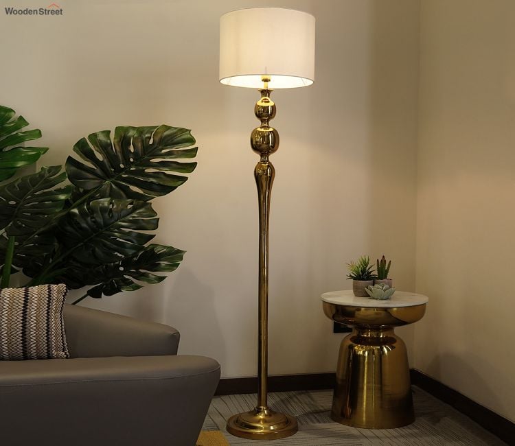 Illuminate Your Space with Stylish Floor Lamps from Wooden Street