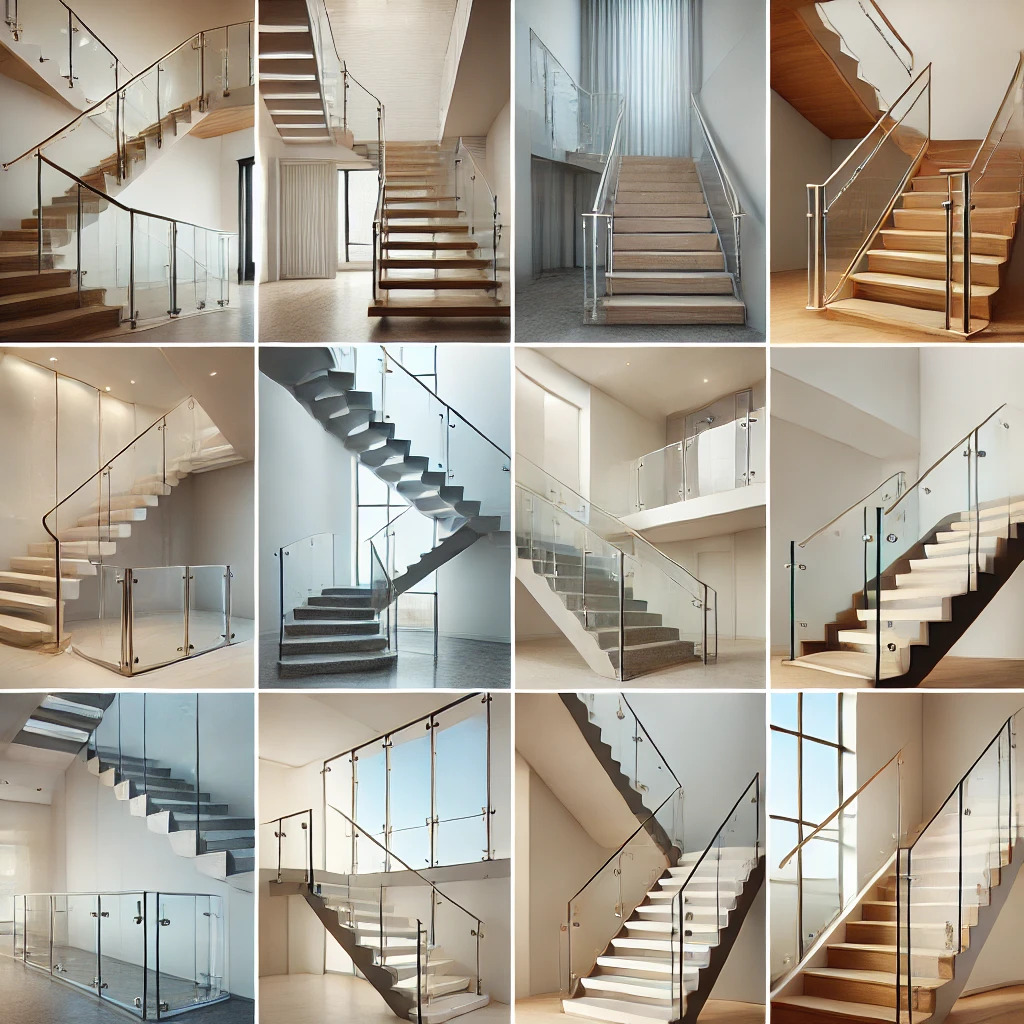 Exploring Different Types of Glass Railing Designs for Stairs