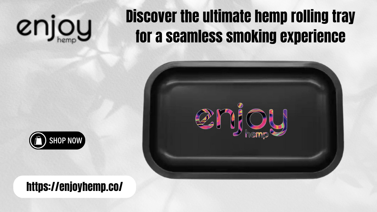 Discover the ultimate hemp rolling tray for a seamless smoking experience