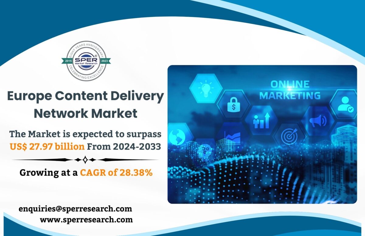 Europe Content Delivery Network Market Share and Size, Trends, Scope, CAGR Status, Market Analysis, Future Opportunities and Forecast till 2024-2033