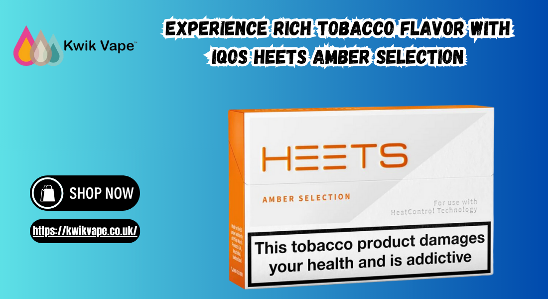 Experience Rich Tobacco Flavor with IQOS HEETS Amber Selection