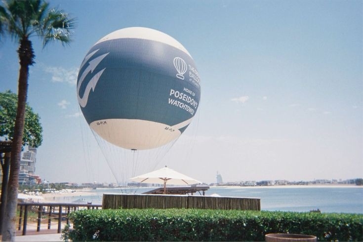 Discovering Dubai Skyline with a Balloon Ride at Atlantis