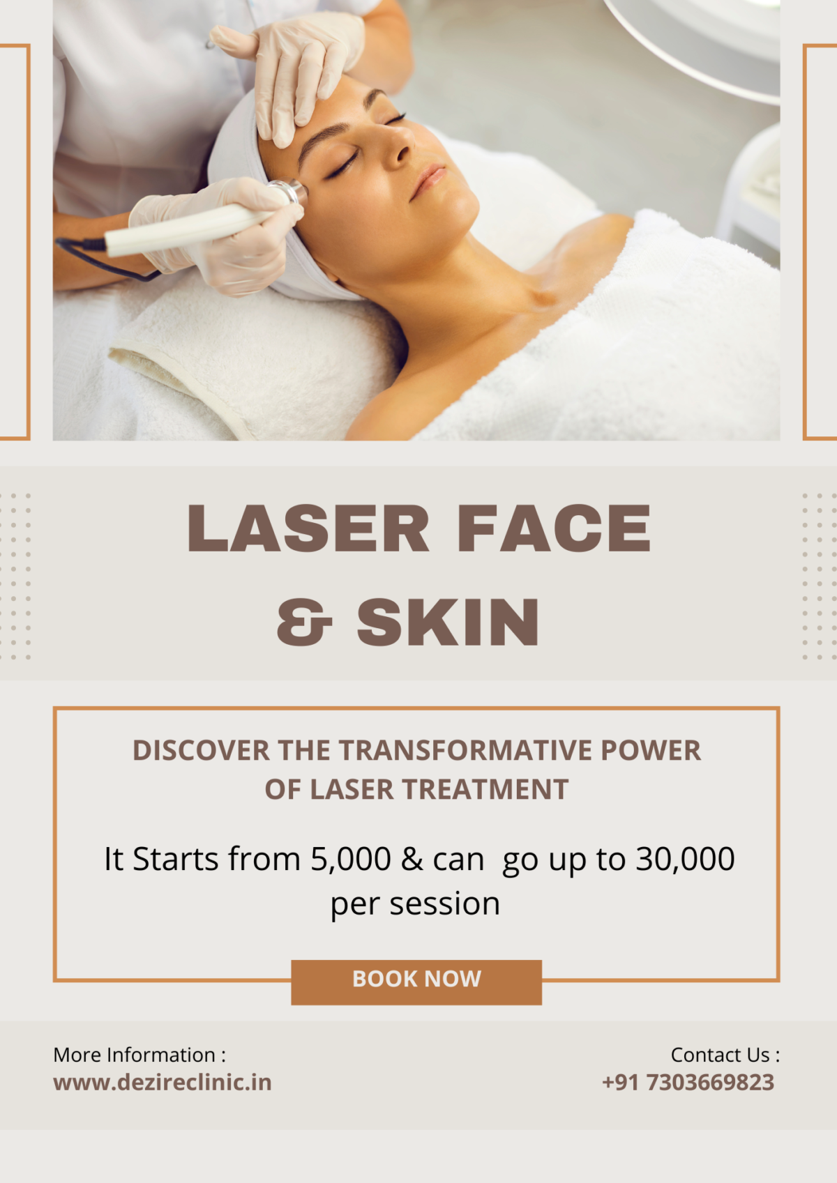 Laser face & skin treatment cost in India