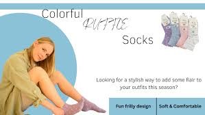 Ruffle socks for women