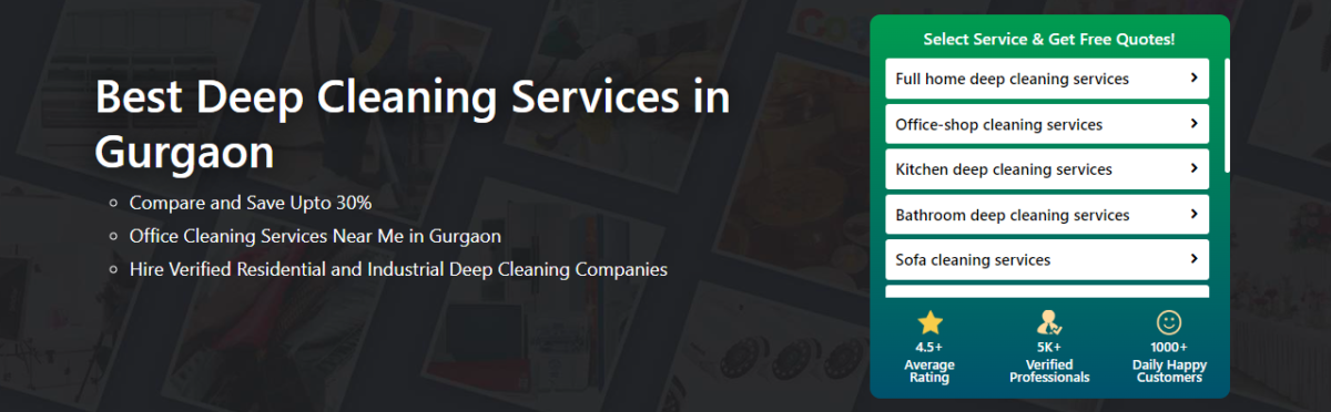 A Step-by-Step Guide to Deep Cleaning Services in Gurgaon