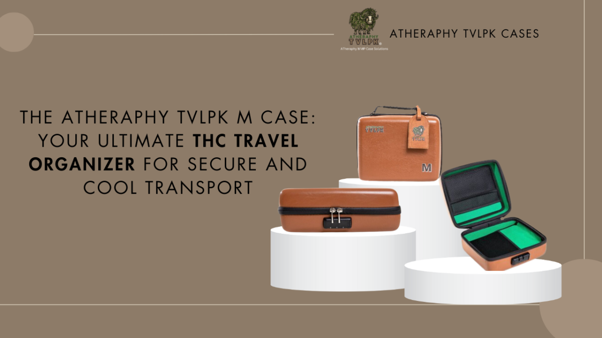 The ATheraphy TVLPK M Case: Your Ultimate THC Travel Organizer for Secure and Cool Transport