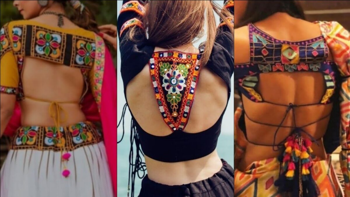 Backless Blouse for Navratri: Bold and Beautiful Festive Fashion