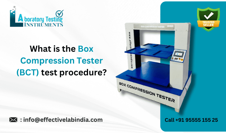 What is the Box Compression Tester (BCT) test procedure?