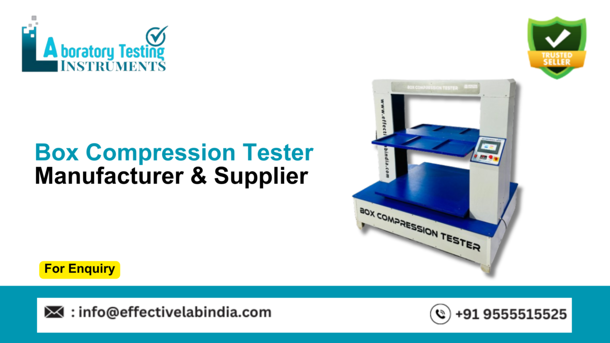 Box Compression Tester Manufacturer & Supplier