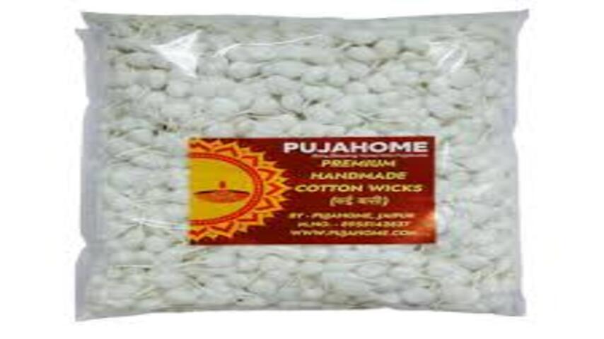 Premium Pooja Cotton Wicks for Daily Worship Rituals