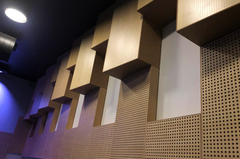 grooved acoustic panels