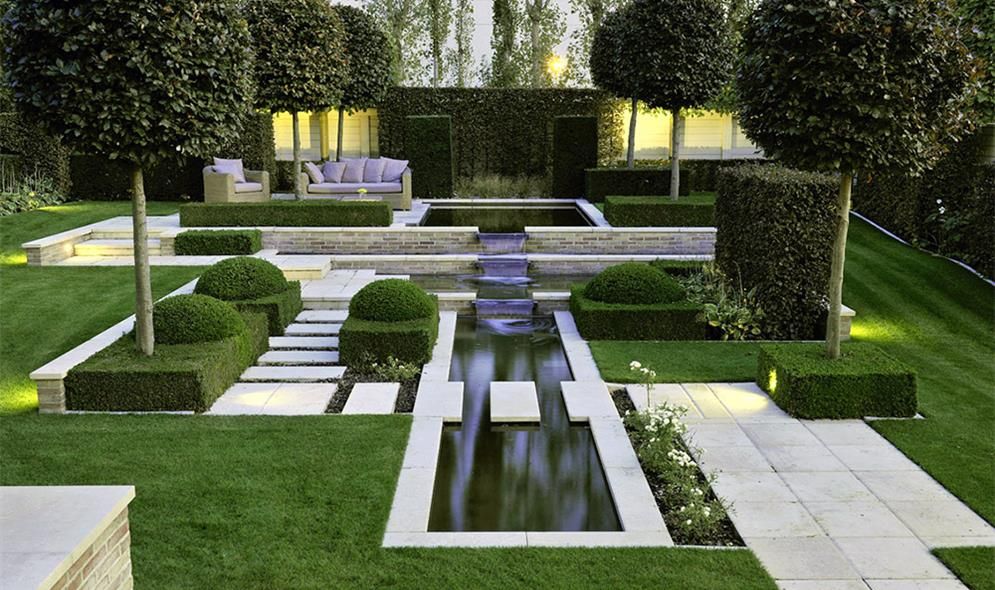 What are the 7 principles of landscape design with examples?