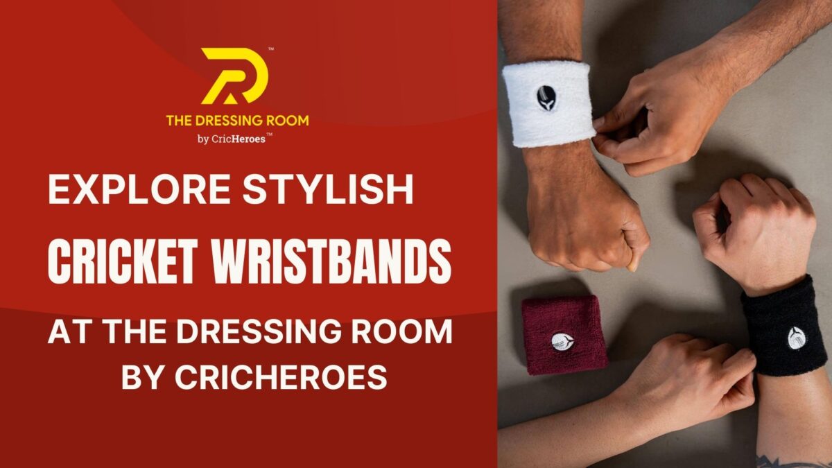 Explore Stylish Cricket Wristbands at The Dressing Room, a CricHeroes Store