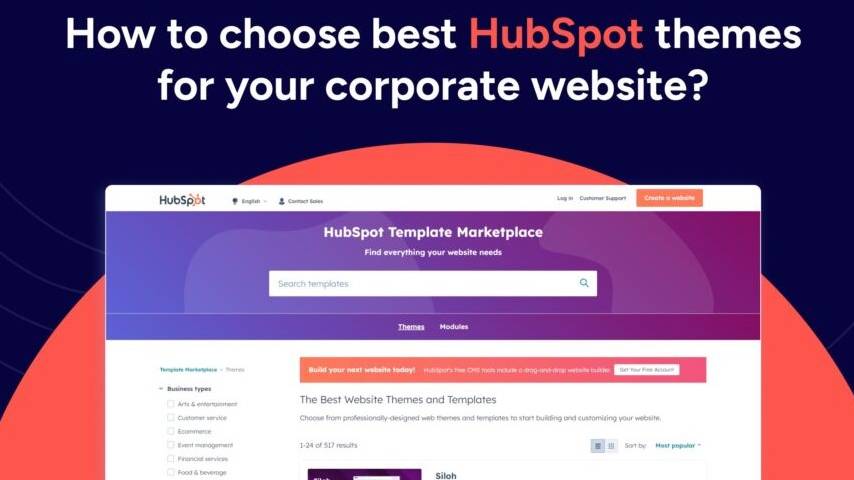 Deploy Website Quickly Using HubSpot Themes