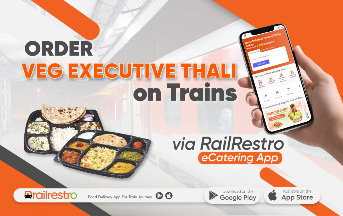 Order Jain Eco Thali on trains Via RailRestro eCatering App