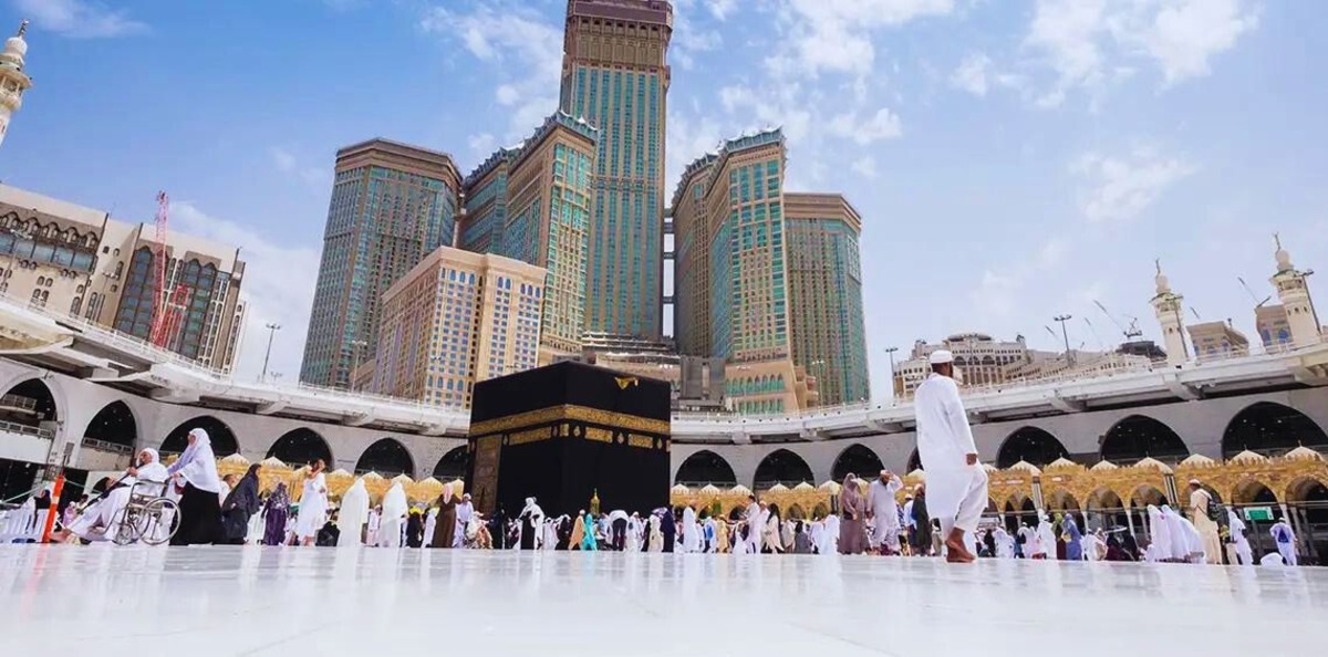 view of the Holy Kaaba in Makkah