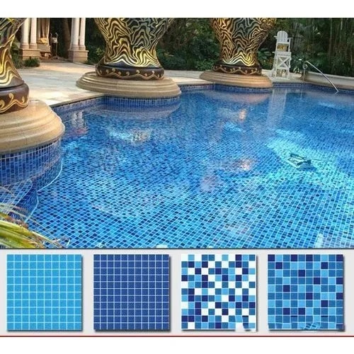 Dive into Elegance with Blue Swimming Pool Tiles by Future Stiles