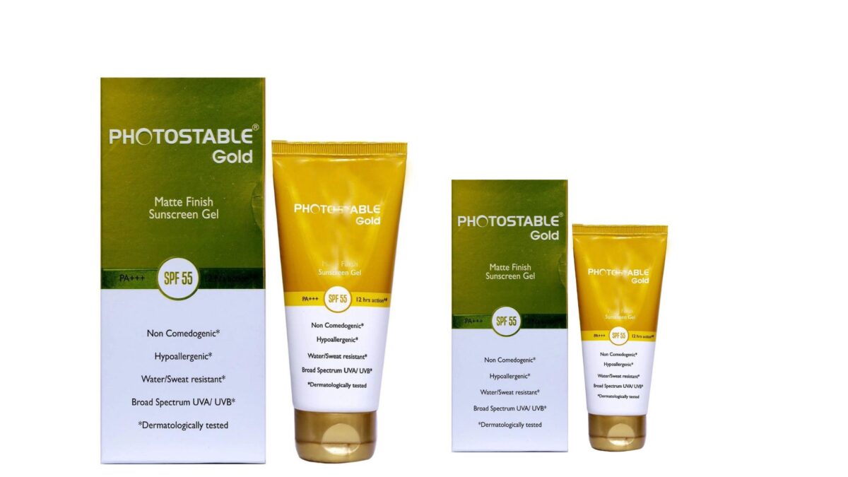 photostable gold sunscreen