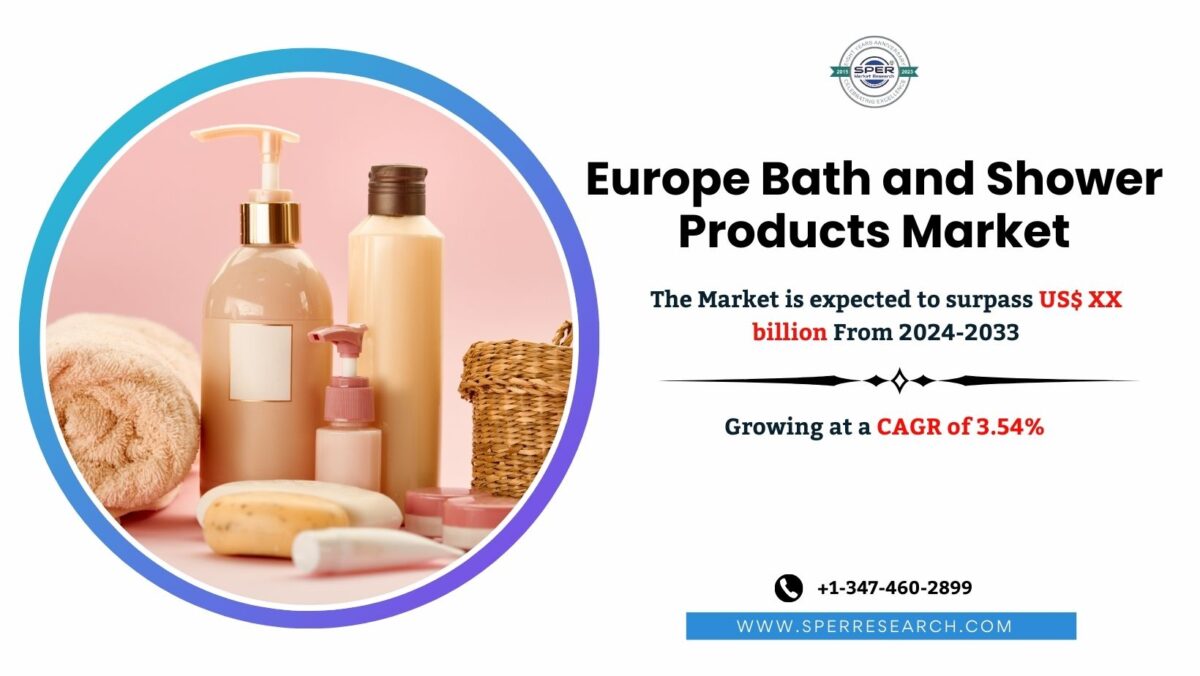 Europe Bath and Shower Products Market Share, Trends, Revenue, Demand, Growth Drivers, Challenges, Key Players, CAGR Status and Forecast Analysis 2024-2033: SPER Market Research