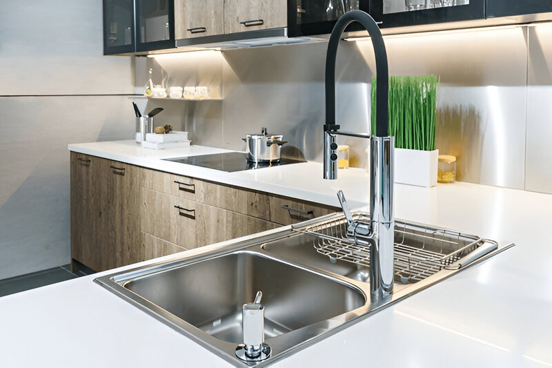 stainless steel kitchen sinks