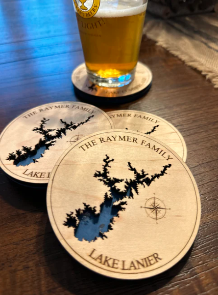 custom wood coasters