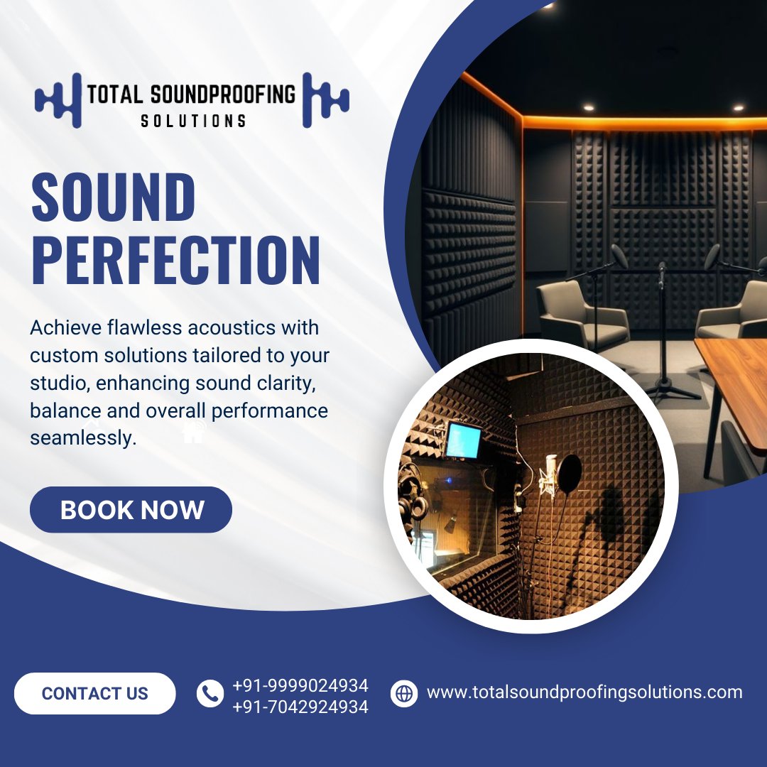 Recording Studio in Delhi: Crafting Perfect Acoustics with Total Soundproofing Solutions