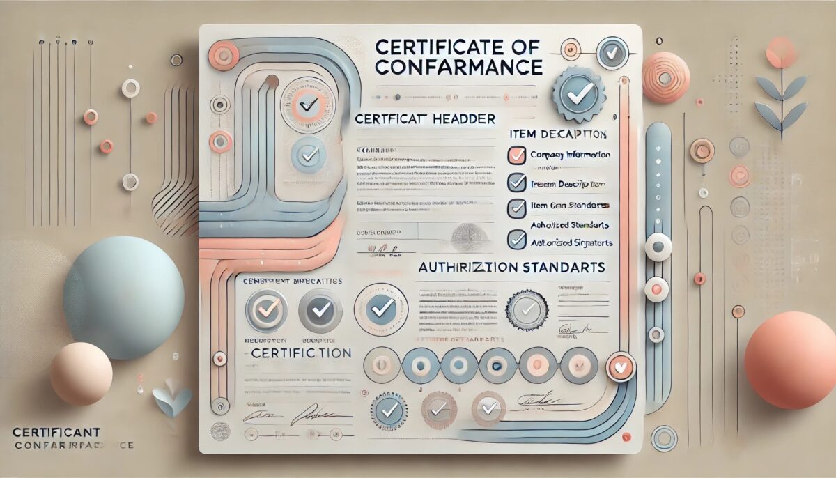 Certificate of Conformance