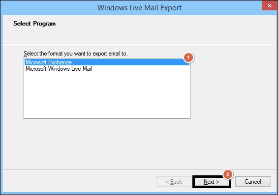 End the EML to Outlook transfer process