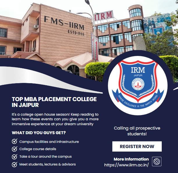 Unlock Your Future: The Best MBA Colleges in Jaipur with Stellar Placements