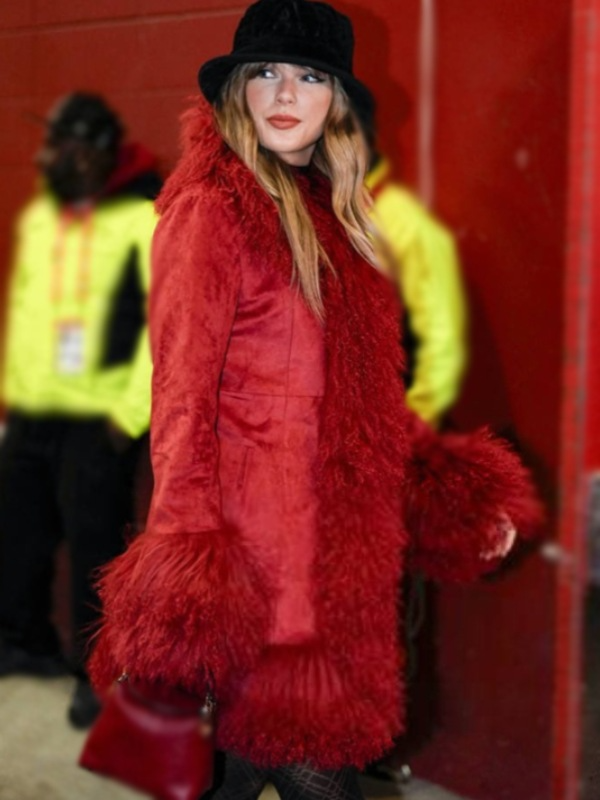 Why Taylor Swift’s Red Fur Coat is the Ultimate Winter Fashion Trend