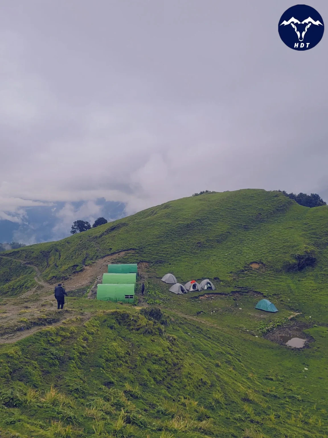 Camping under a starry sky at Ali Bugyal