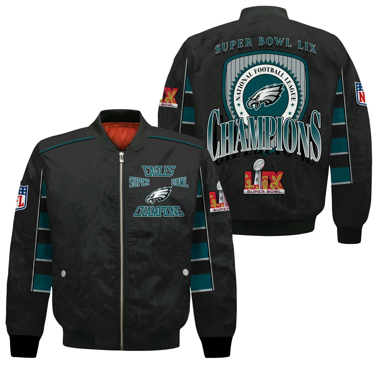 Philadelphia Eagles Super Bowl LIX Champion’s Style Bomber Jacket: The Ultimate Fan’s Victory Wear