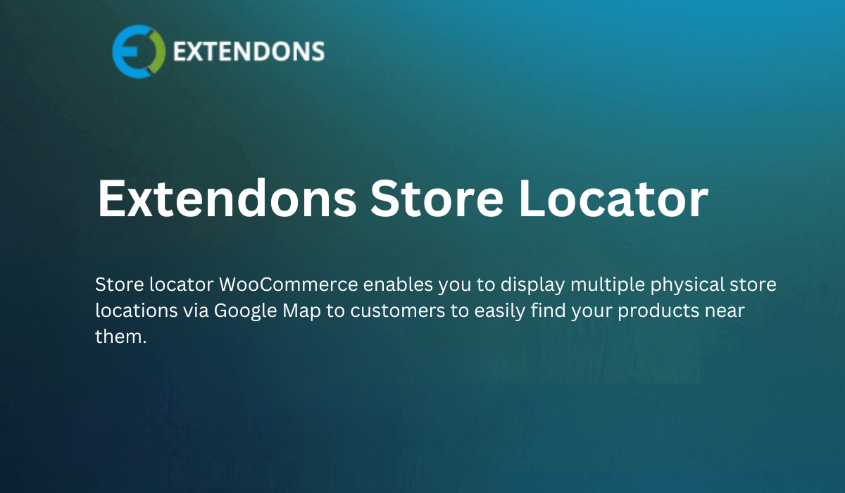 WooCommerce store locator