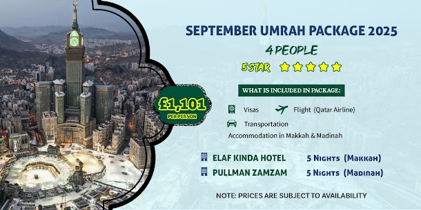 september umrah packages 2025